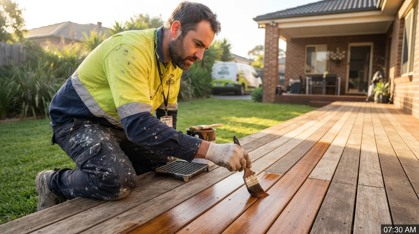 Matt’s Handyman and Mowing completing outdoor maintenance work
