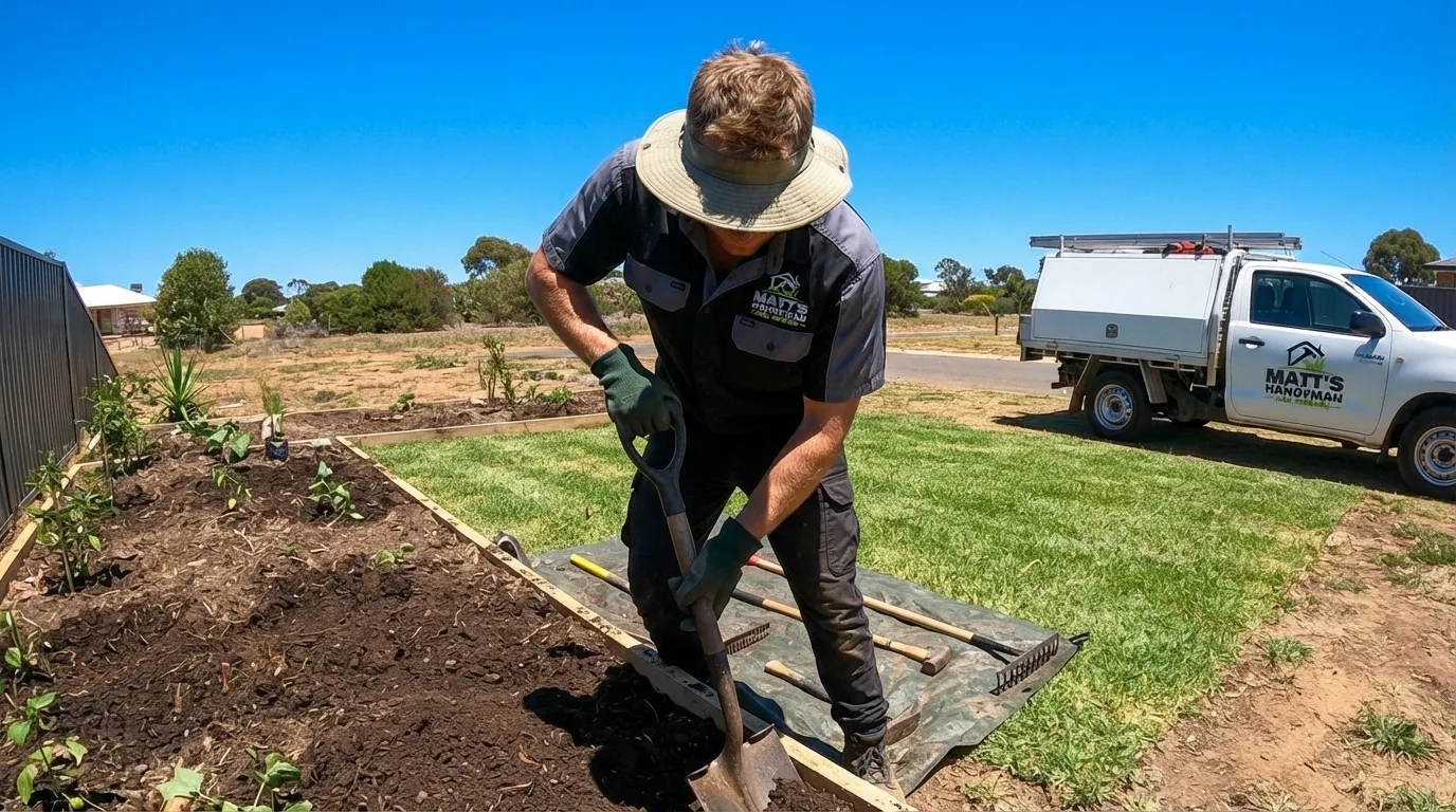 Matt’s Handyman and Mowing completing property maintenance work